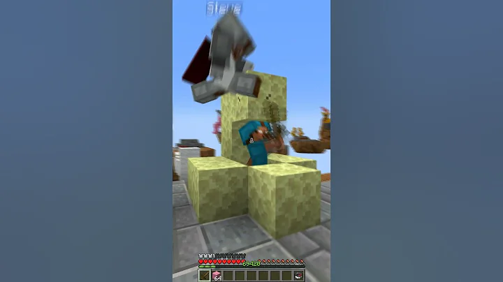 Steve VS Herobrine 😵🔥 #minecraft #shorts #bedwars #hypixel #speedtelly #hypixelbedwarsclip