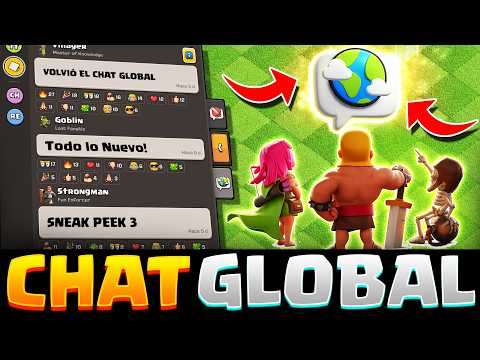 🚨¡¡SNEAK PEEK 3: ASI ES el NUEVO CHAT GLOBAL 2.0!! 😍 + SKINS GRATIS de LANZAMIENTO!! Todo lo Nuevo