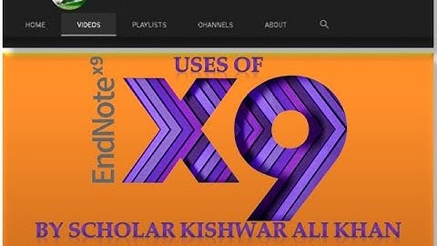 Adding of references using endnote (how to add references through end note)