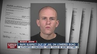 Rape suspect out of jail on lowered bond