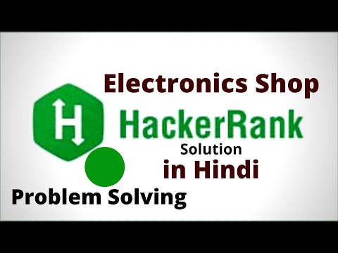 Electronics Shop || HackerRank Solution || Java