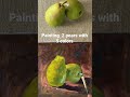 Painting 2 pears with 5 colors