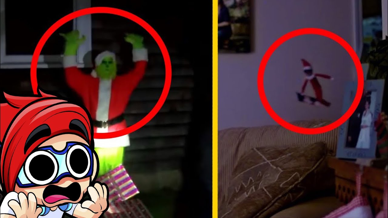 10 Cosas Extrañas Captadas por las Cámaras Durante la Navidad | Luky Reacciona