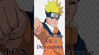 Naruto Uzumaki as a VK in Decendents #fanart #crossover #anime #naruto #decendents #speedpaint