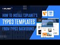 How to Install TYPO3 Template - T3Planet