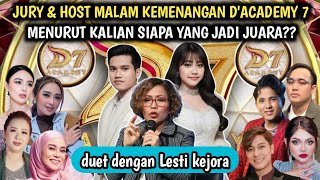 Jury U0026 Host Malam Kemenangan Dangdut Academy 7 2025  Dangdut Academy 7 Dacademy 7da7