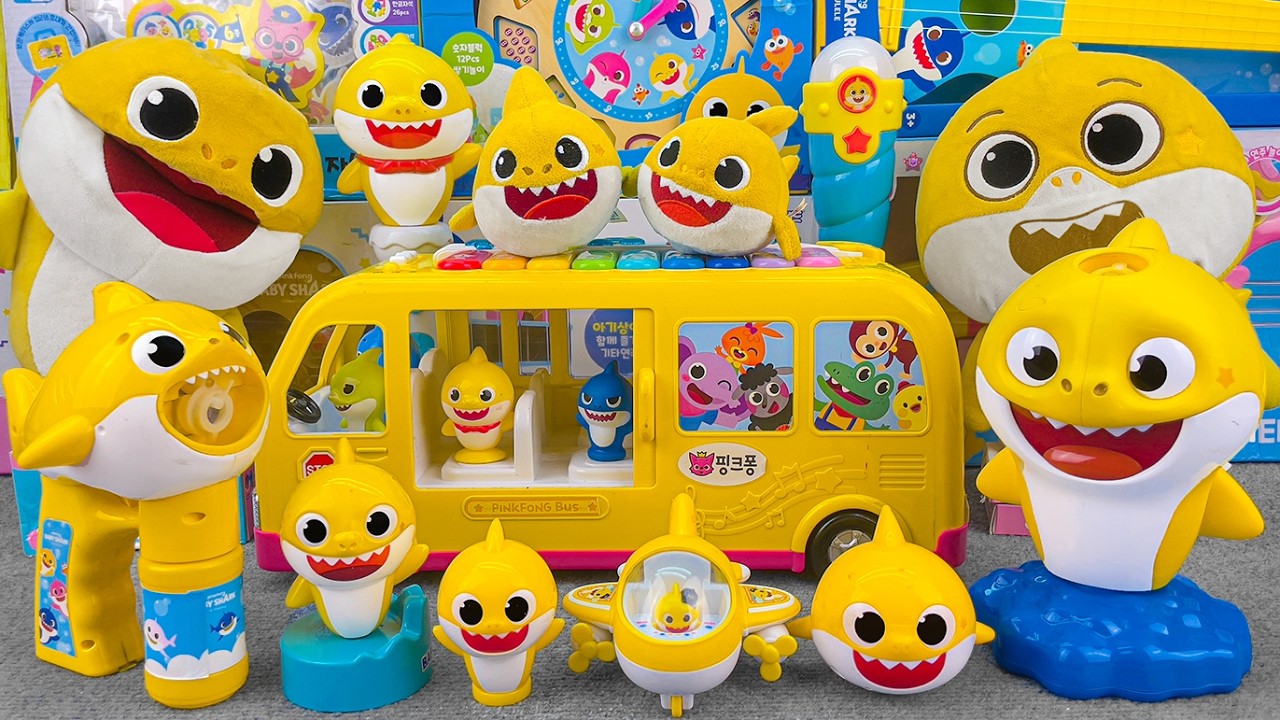 64 Minutes BABY SHARK Collection Unboxing - Satisfying Unboxing (ASMR)