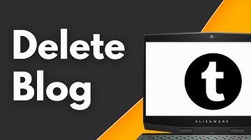 How to Delete Blog on Tumblr