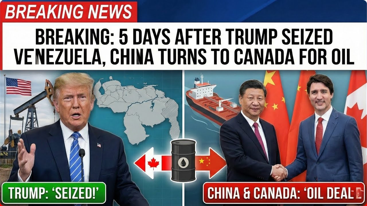 BREAKING: 5 Days After Trump Seized Venezuela, China Turns to Canada for Oil