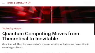 Qubitcoin's Fit Within Bain's Quantum Outlook Report 2025