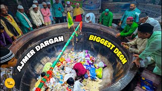 World's Biggest Ajmer Sharif Dargah 4800 Kg Kadai Daily 5000 Kg Kesari Rice Bulk Making l Ajmer Food