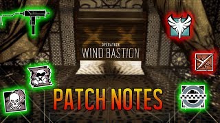 Operation Wind Bastion Patch Notes - SMG 11 BUFF || MUTE IS SMG11 || CLASH BUFF- R6 Siege
