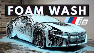Cleaning An Electric BMW i8 - Exterior Auto Detailing (Satisfying ASMR) screenshot 5