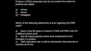 Examples of noncoding DNA
