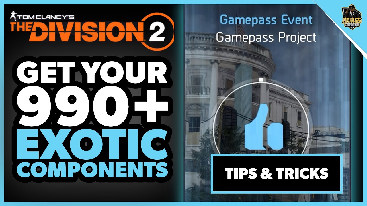 The Division 2: The Return of 999 Exotic Components! (New Method) - YouTube