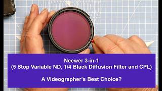 Neewer 3 in 1 ( ND2-ND32 Variable ND, CPL and 1/4 Black Diffusion ) Filter Review screenshot 4
