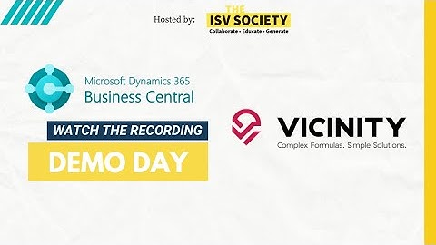 BC Demo Day - Vicinity Software - Batch Visibility Built for Process Manufacturers