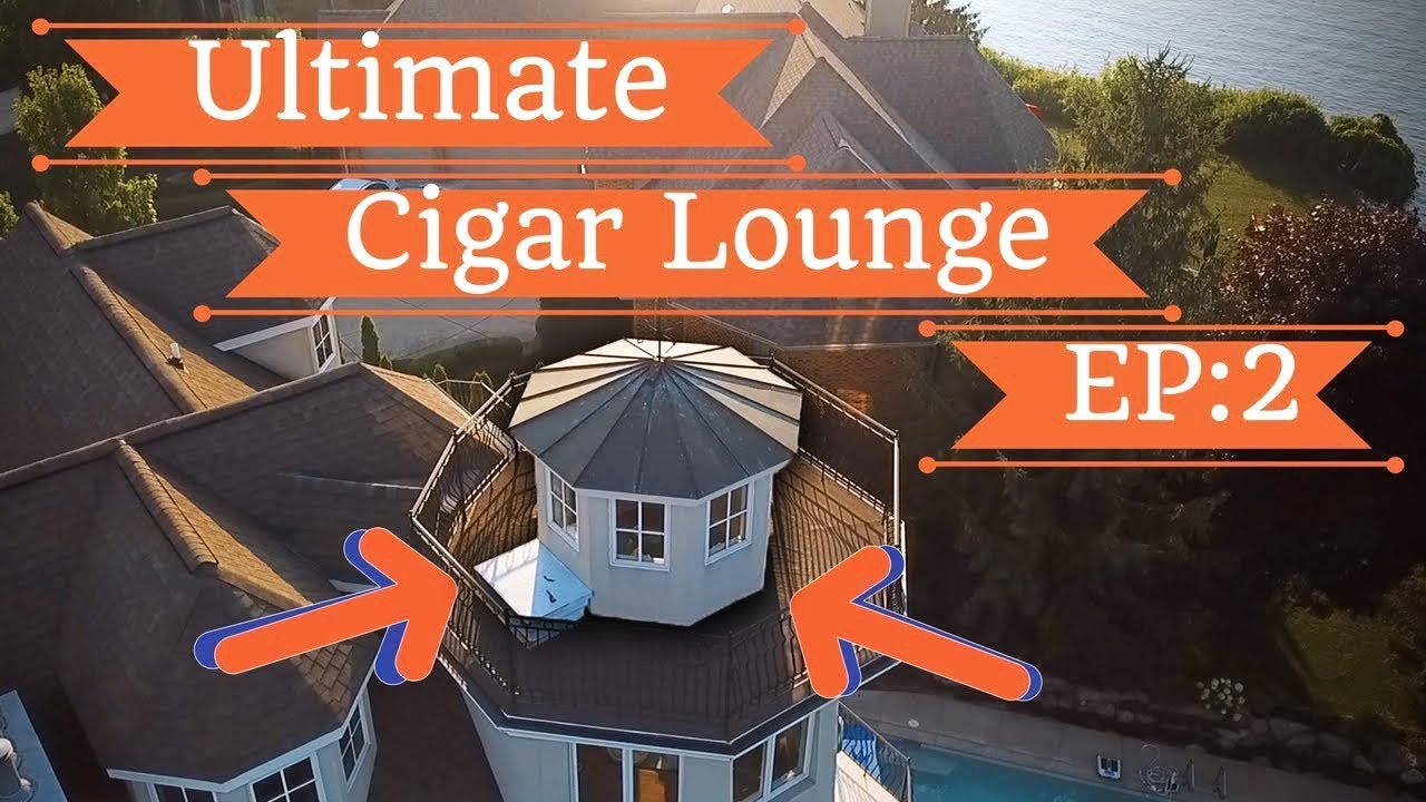 ULTIMATE CIGAR LOUNGE! - Man Cave In a Lighthouse Part: 2