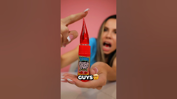 How Many PUSH POPS Does It Take To Make A LICK