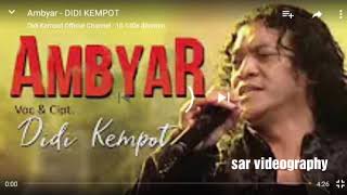 Didi Kempot...Ambyar