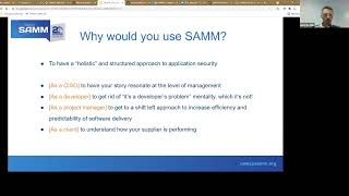 Flagship Projects   OWASP Software Assurance Maturity Model SAMM   Bart De Win