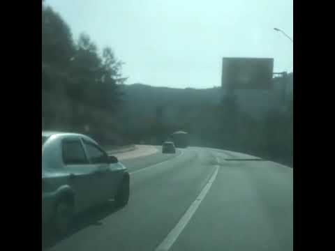 Video mostra flagrante de acidente na Serra de Guaratuba na BR-376