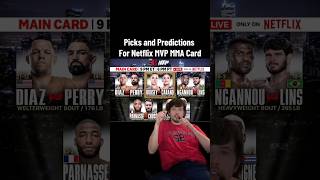 MVP MMA Main Card Predictions #mma #natediaz #mikeperry #rondarousey #ginacarano #netflix #jakepaul