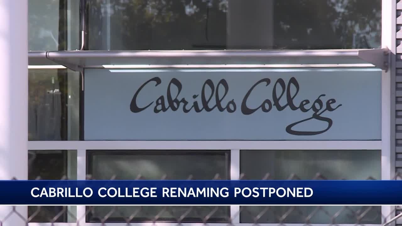 Cabrillo College postponing name change - YouTube