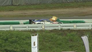 Super GT 2011 第4戦SUGO決勝 1コーナー付近アクシデント集
