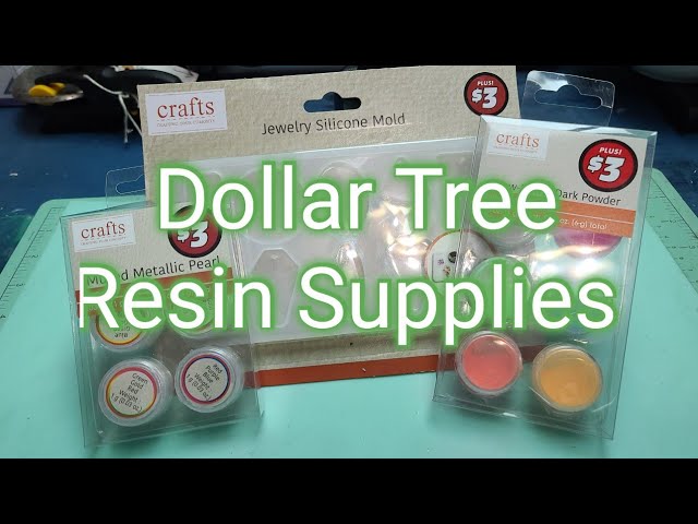 20 I Couldn't Resist These Dollar Tree Resin Supplies Molds and Pigment  Powders 