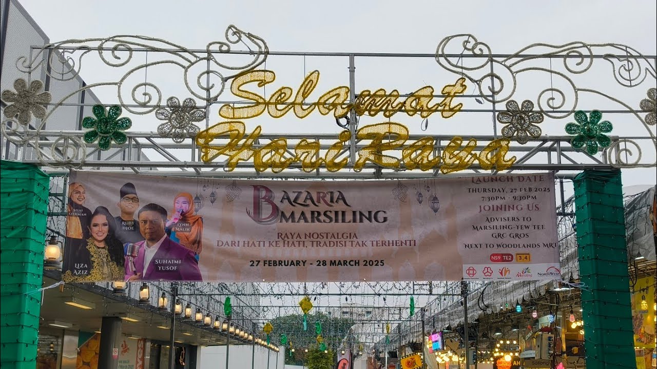 Let's Explore Singapore | Bazaria Marsiling - Woodlands MRT Station