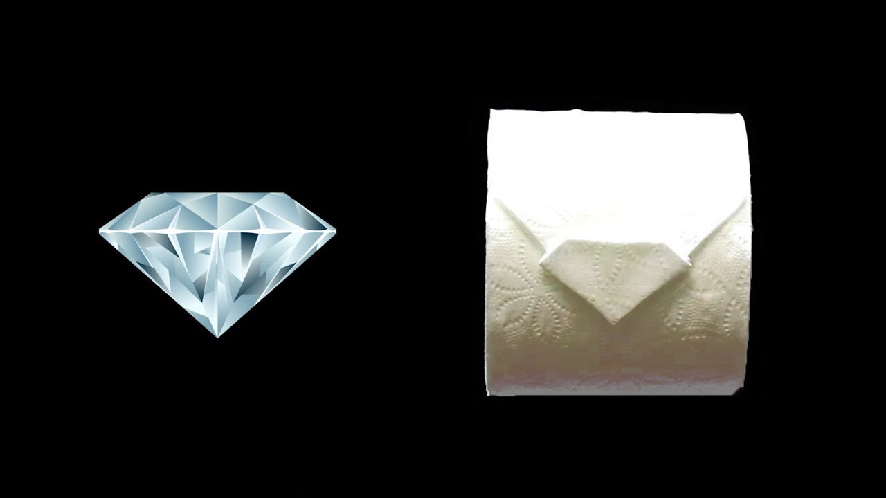 how-to-fold-toilet-paper-fancy-style-youtube