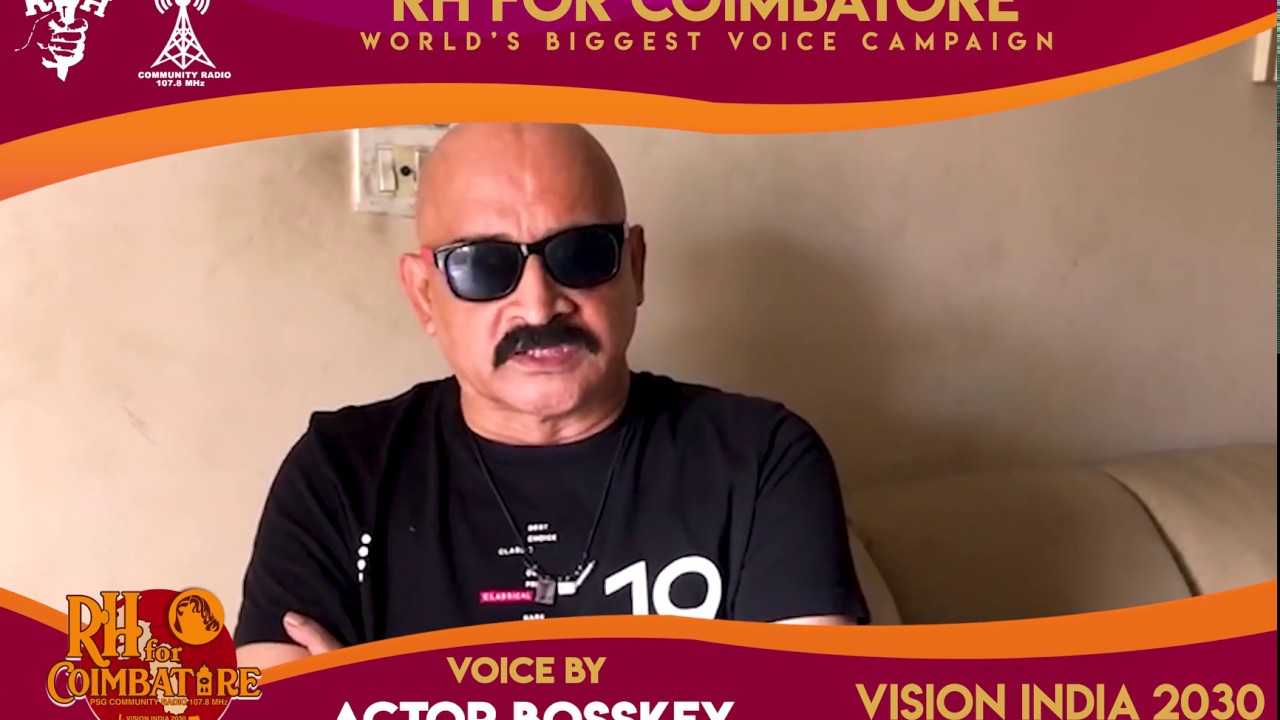 Actor Bosskey | Vision India 2030 | Team RH