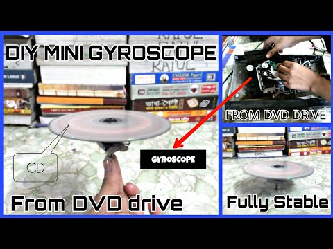 How To Make Electronic Gyroscope At Home | Diy Gyroscope | DVD Drive | R.H.HACKS