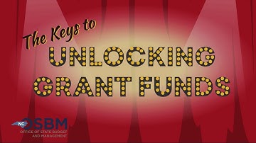 The Keys to Unlocking OSBM Administered Grant Funds