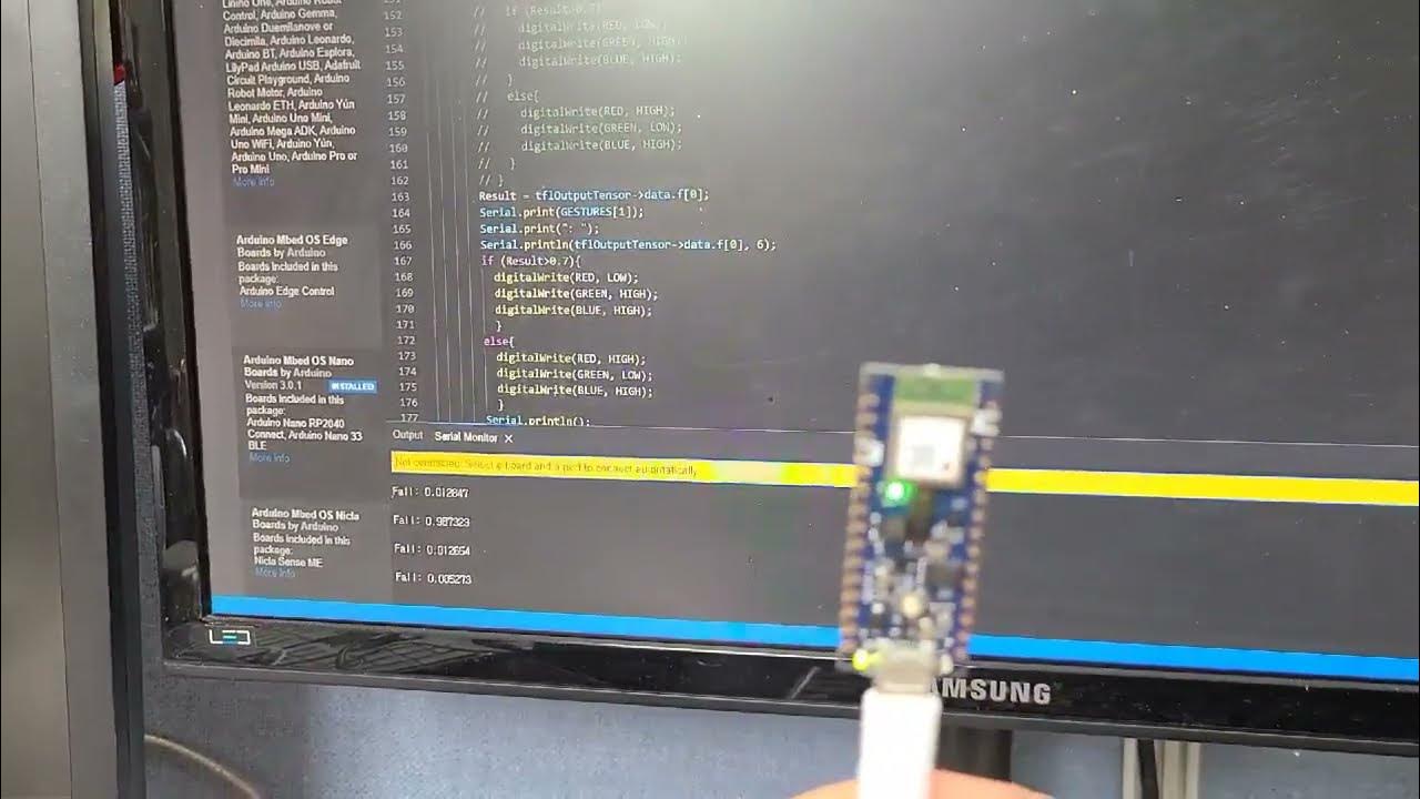 Deep Learning Fall Detection Algorithm MCU Porting - YouTube