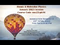 Atomic &amp; Molecular Physics NPTEL Interaction Session 13