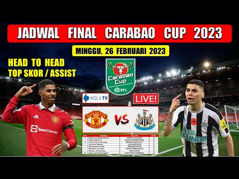 Jadwal Final Piala Liga Inggris Malam Ini ~ MANCHESTER UNITED vs NEWCASTLE ~ Final Carabao Cup 2023
