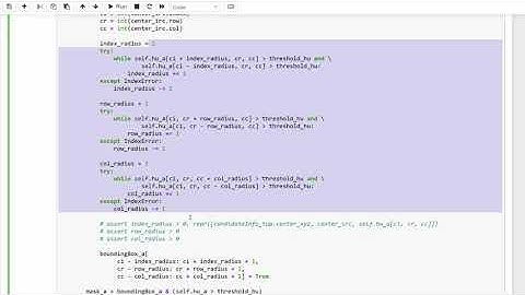 PyTorch深度学习 Deep Learning with PyTorch ch.13, p4 CT类中获得segmentation mask的小算法