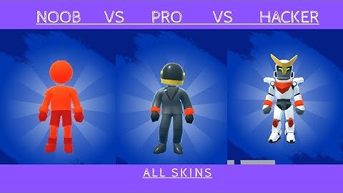 NOOB VS PRO VS HACKER😱 - Parkour Race - Gameplay