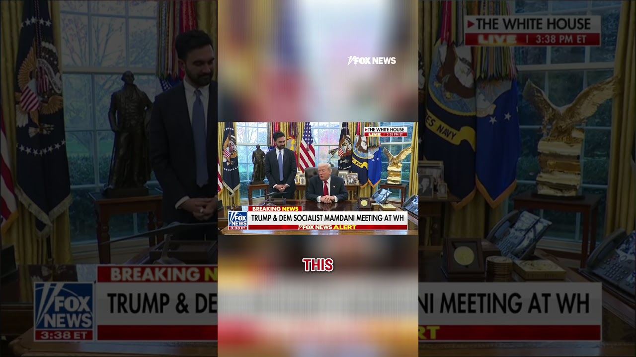 BREAKING: Trump and Zohran Mamdani appear together in Oval Office #short #shorts #trump #new #news