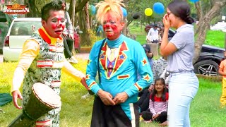 😨‼️PELEA de PAYASOS en PLENA FIESTA‼️| Pikolin y Kiwi |  @ProduccionesJhenuamn Los Mejores Payasos