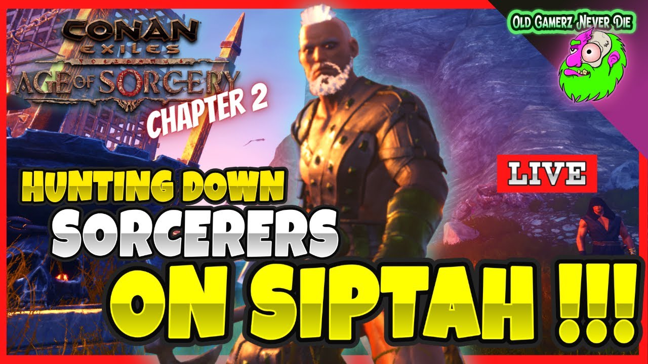 Conan Exiles Chapter 2 Test Live on Siptah - Finding a Wizard, or Two!