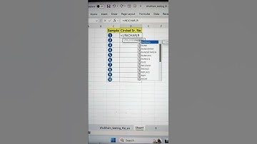 Generate Circled Serial Numbers In Excel 💯 | Excel Tips For Beginners 🔥 #shorts #msexcel #bytetech