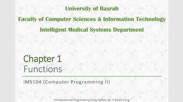 شرح الدوال البرمجية ( functions ) الجزء الأول | programming 2 chapter 1