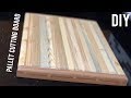 Paletten kesme tahtası // Et doğrama tahtası // Cutting board // Chopping board diy / Kesme tahtası