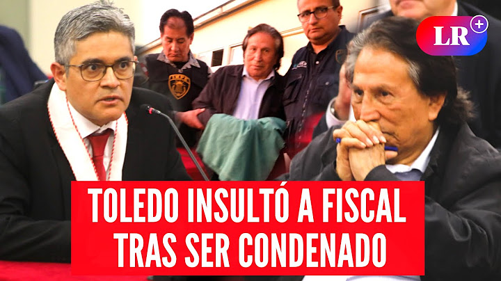 Fiscal DOMINGO PÉREZ acusó a ALEJANDRO TOLEDO de INSULTARLO durante lectura de SENTENCIA | #LR