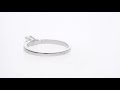 Anillo solitario con diamante central de 0.20 ct en 14K video