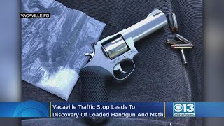 Vacaville Traffic Stop Leads To Discovery Of Loaded Handgun And Methamphetamine
