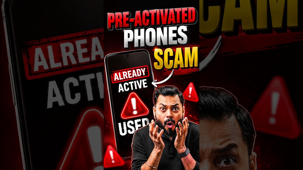 नवीन फोन घेताना सावधान! ⚠️ Pre-Activated Phone Scam